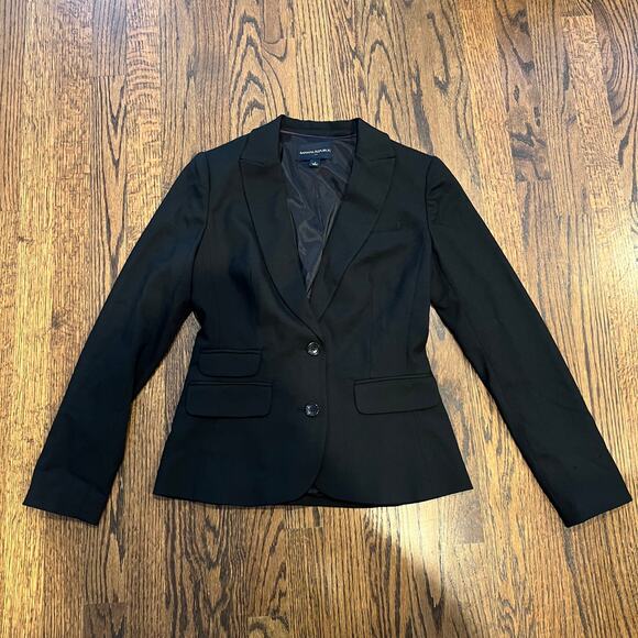 Banana Republic Black Women's Blazer Suit Coat - 0 - Picture 11 of 12